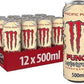 Monster Pacific Punch Energy Drink 12 x 500ml