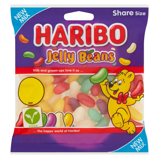 Haribo Jelly Beans 12 x 140g - Sharing Pack
