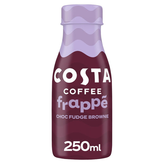 Costa Frappé Choc Fudge Brownie 12 x 250ml - Iced Coffee Drink