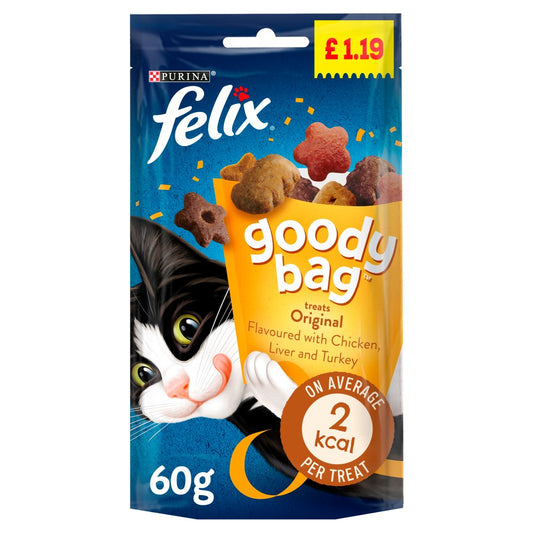 Felix 8 x 60g Goody Bag Original - Cat Treats