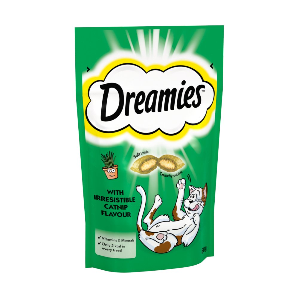 Dreamies Biscuits with Catnip 8 x 60g - Cat Treats