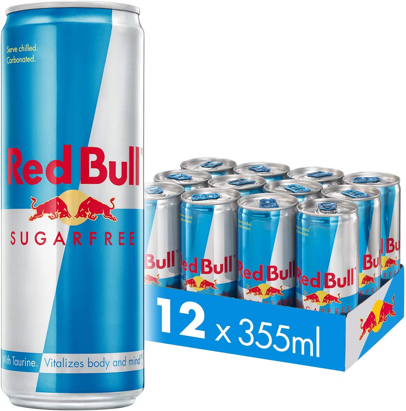 Red Bull Sugar Free  Energy Drink 12 x 355ml