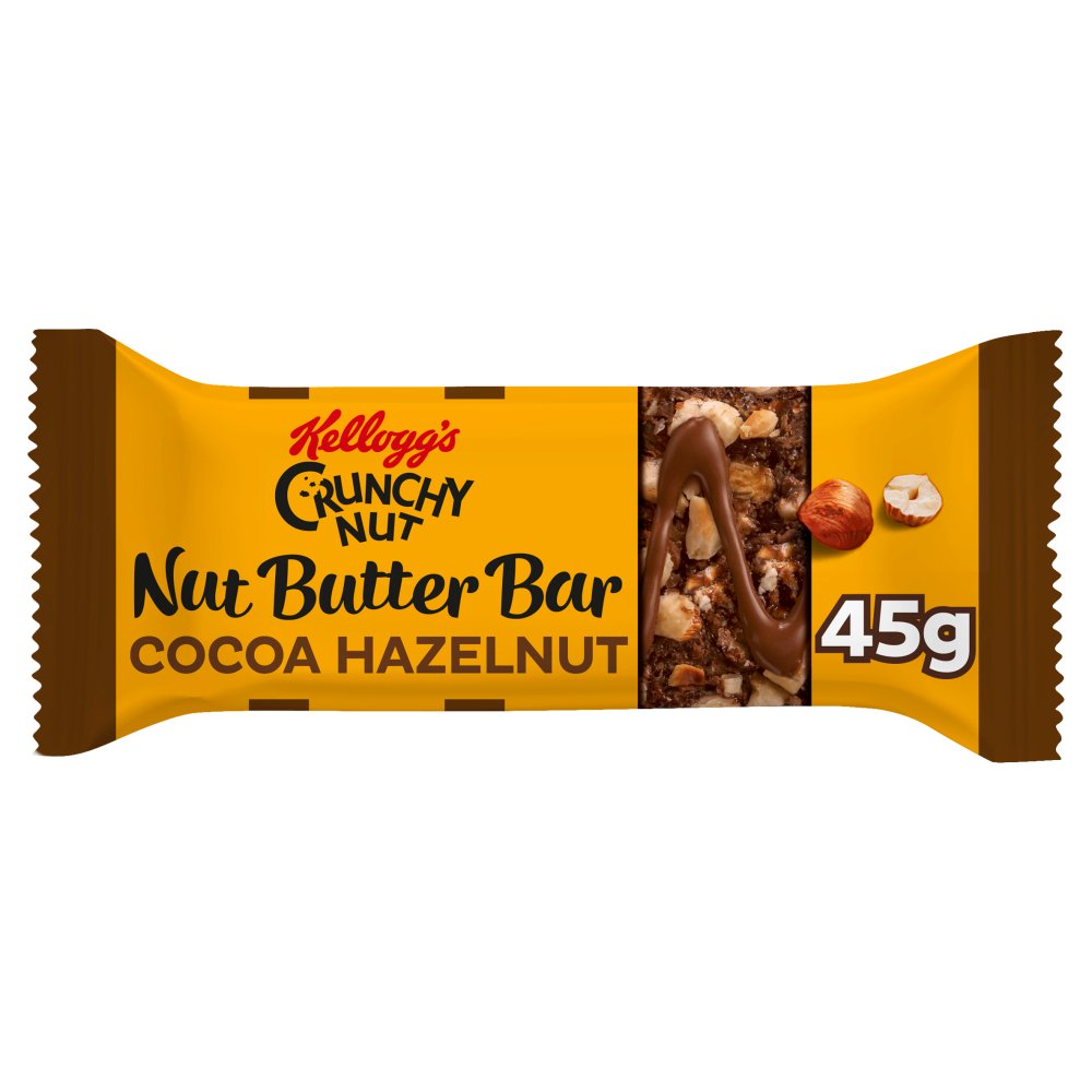Kellogg's Crunchy Cocoa Hazelnut 12 x 45g - Cereal Bar