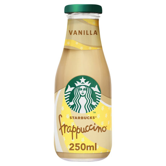 Starbucks Frappuccino Vanilla 8 x 250ml - Iced Coffee Drink