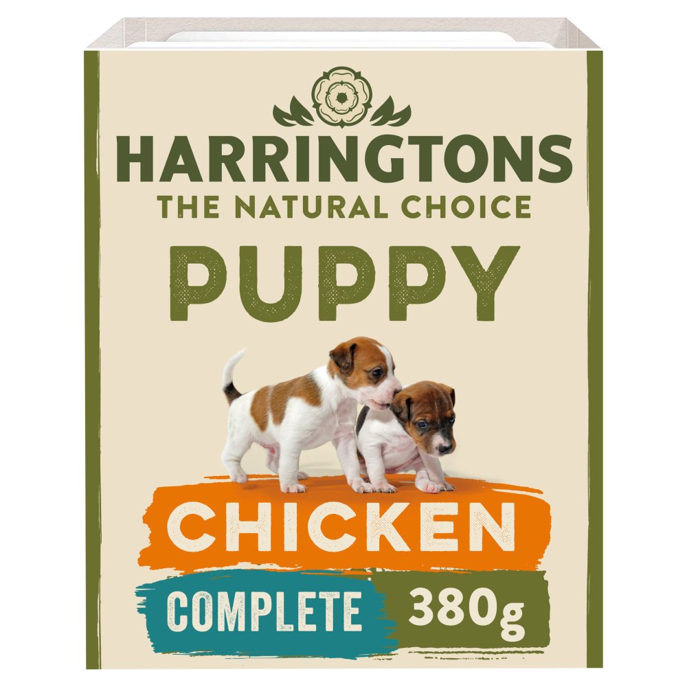 Harringtons 8 x 380g Turkey &amp; Vegetables Trays - Puppy Wet Food