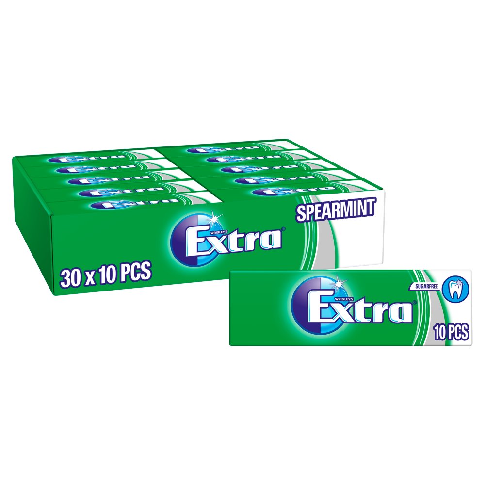Extra Spearmint Sugarfree 30x10 PCS Chewing Gum