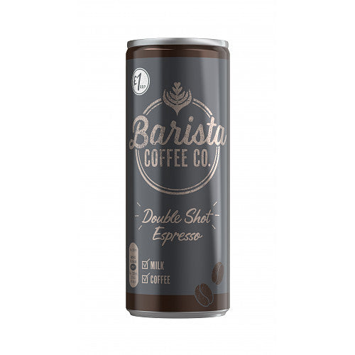Barista Double Shot Espresso 12 x 250ml - Ready to Drink