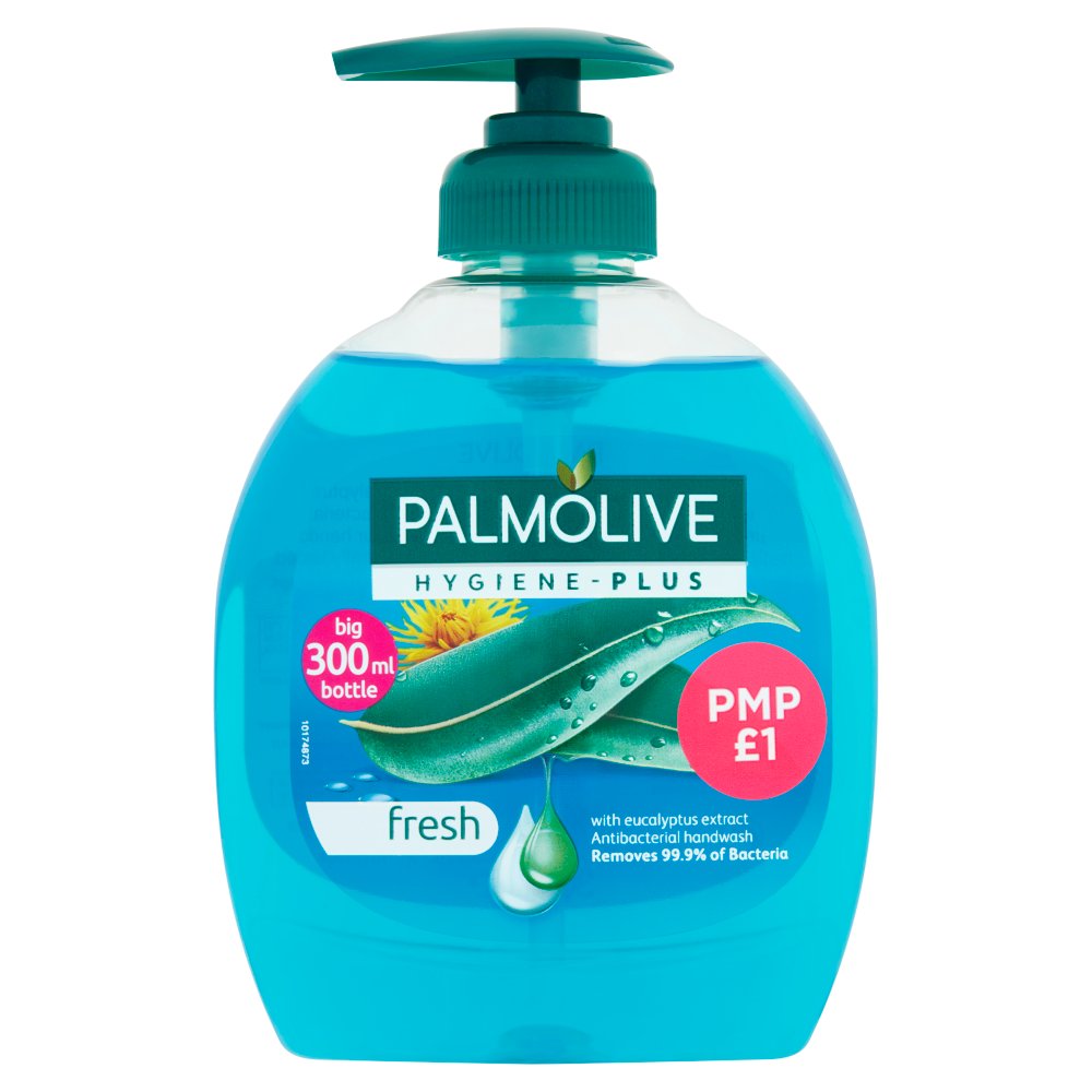 Palmolive Anti Bacterial 12 x 300ml - Liquid Hand Wash - Hygiene Plus