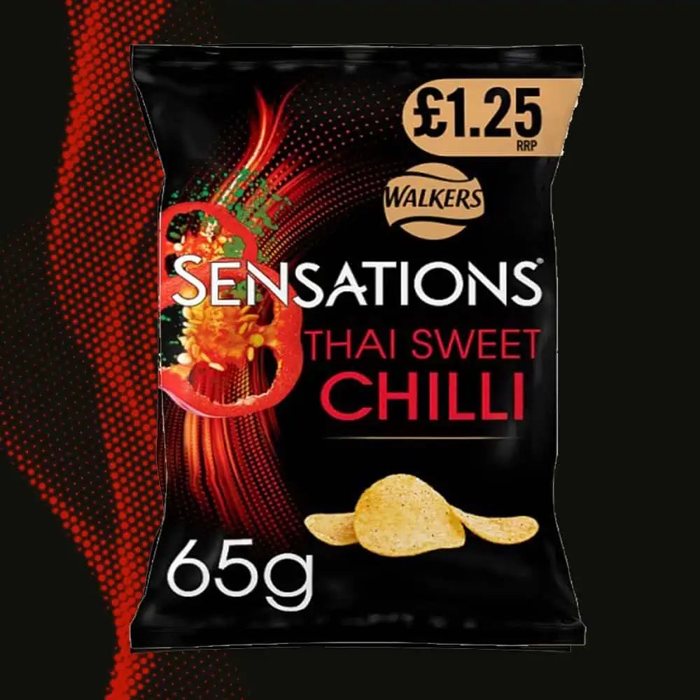 Walkers Sensations 15 ×65g Thai Sweet Chilli Crisps